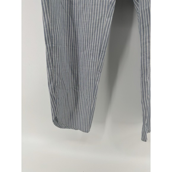 Marine Layer Women Pants L Striped Tencel Pull On Pockets Stretch Momcore Lounge - Picture 3 of 10